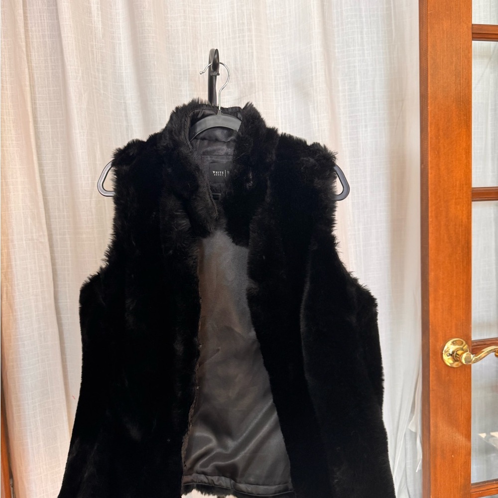 White House Black Market Luxurious Black Vest